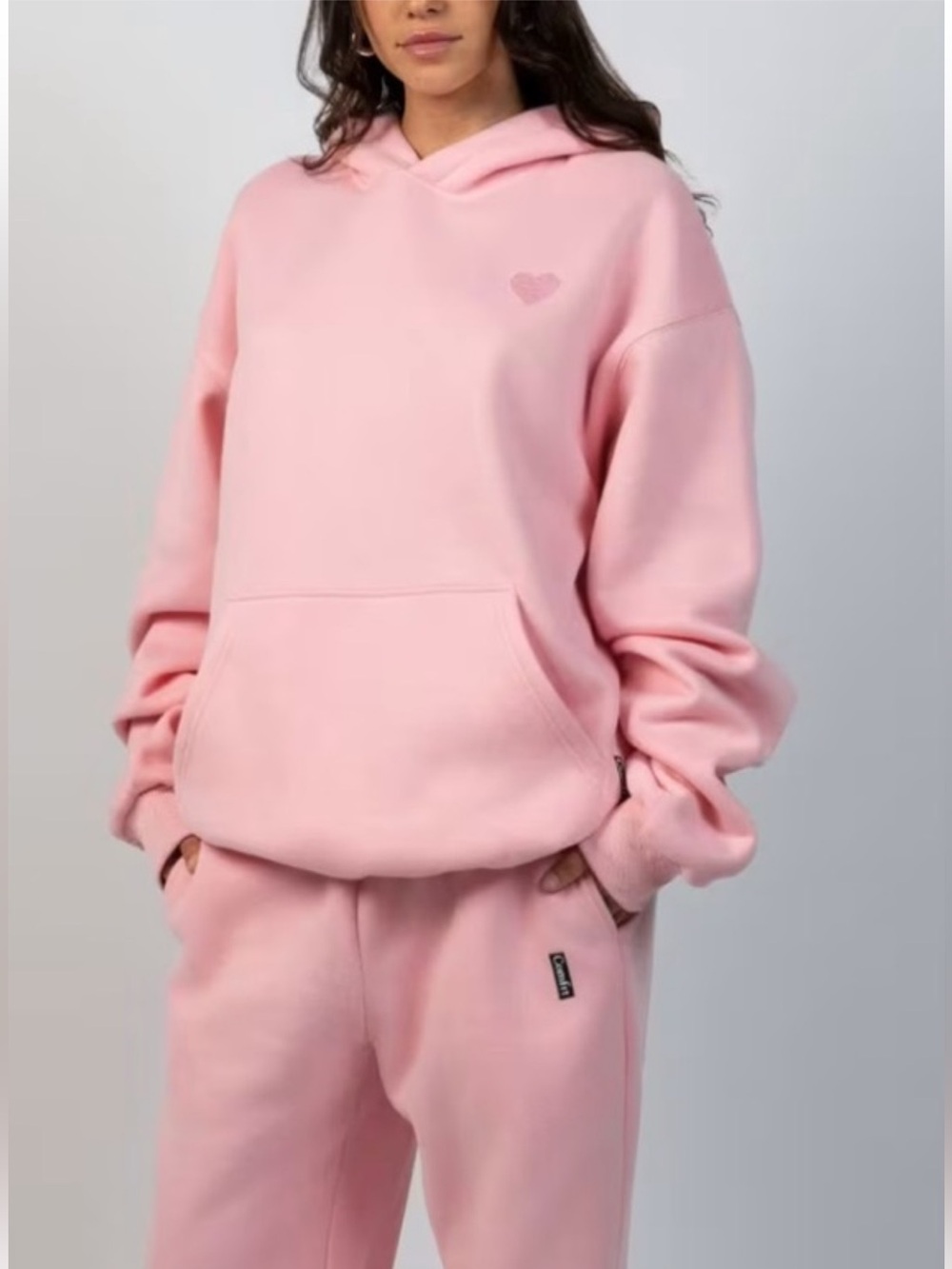 Pink Oversized Hoodie Sweater- LOVE 🩷